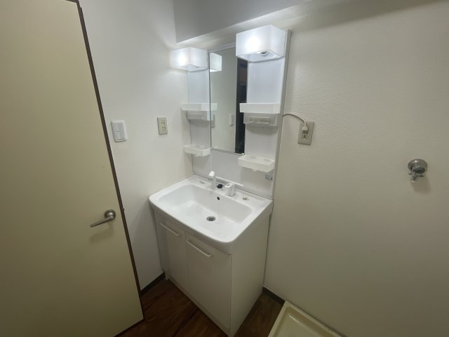 秋定マンションの洗面所