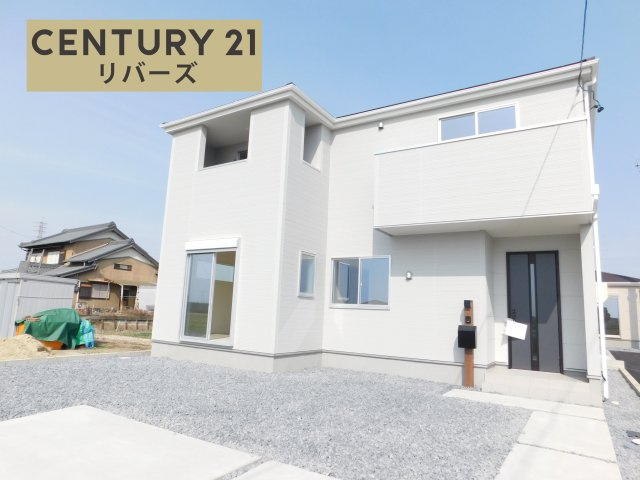 弥富市五斗山３丁目の新築一戸建の外観|◇１号棟◇　　いつでもご案内出来ます♪（お問合せ当日、平日、水曜、夜間でもＯＫ）　敷地５２．６６坪！　南西向き♪　収納豊富な５ＬＤＫ！　駐車６台以上ＯＫ！　バルコニー２ヵ所付き♪　