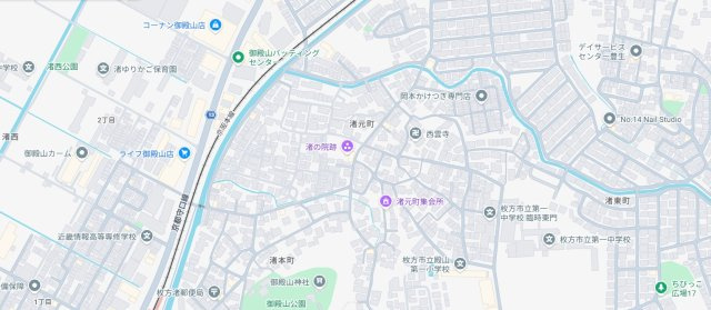 29日(土)30日(日)現地ご見学可能！　枚方市渚元町　第5期　新築一戸建ての地図