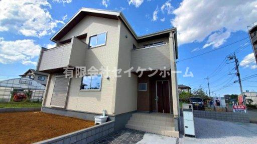 寄居町富田　新築住宅２号棟（平屋建）土地広々88坪超の外観