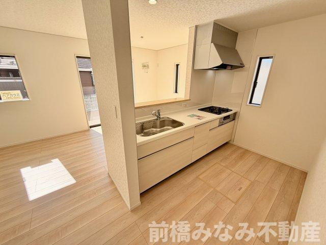 高崎市箕郷町白川第2　４号棟(全６棟)　クレイドルガーデン　新築建売分譲のキッチン|使いやすいキッチンです