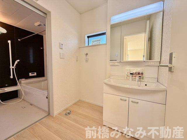 高崎市箕郷町白川第2　４号棟(全６棟)　クレイドルガーデン　新築建売分譲の浴室|ゆったり過ごせるお風呂です