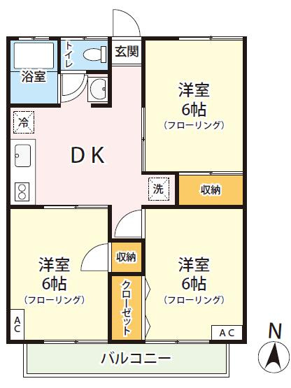 【間取り】 | 大沢ハイムⅡ