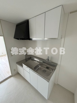 【キッチン】 | 大沢ハイムⅡ | 2口ガスコンロ設置可能