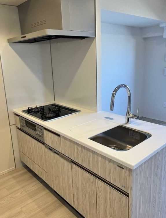 プレディアコート三軒茶屋　ペット相談　礼金０　フリーレント　新築のキッチン