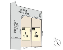 千葉市花見川区こてはし台二丁目　新築分譲住宅１号棟