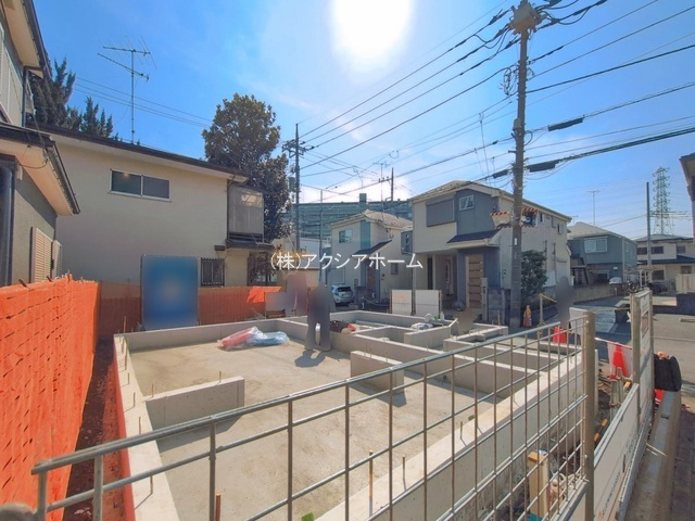 所沢市北所沢町・全1棟　新築一戸建　～高品質デザイン住宅～の前面道路含む現地写真|現地写真(2026年2月17日撮影)