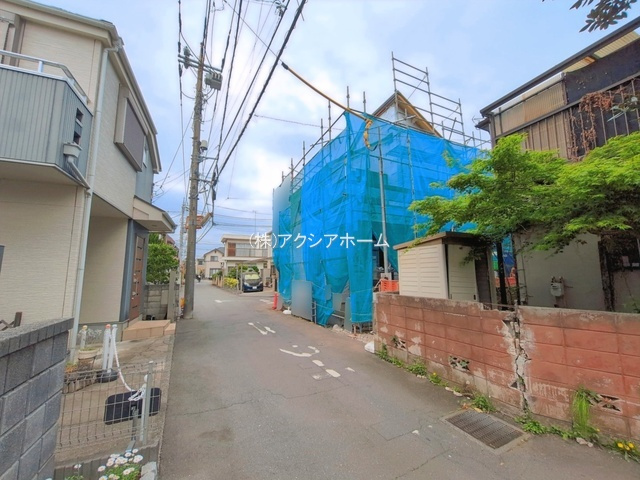 所沢市北所沢町・全1棟　新築一戸建　～高品質デザイン住宅～の前面道路含む現地写真|現地写真（2026年3月24日撮影）