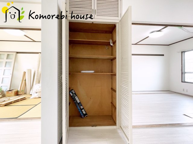 東新井団地9号棟の収納|大きなスペースがあり、収納には困りません