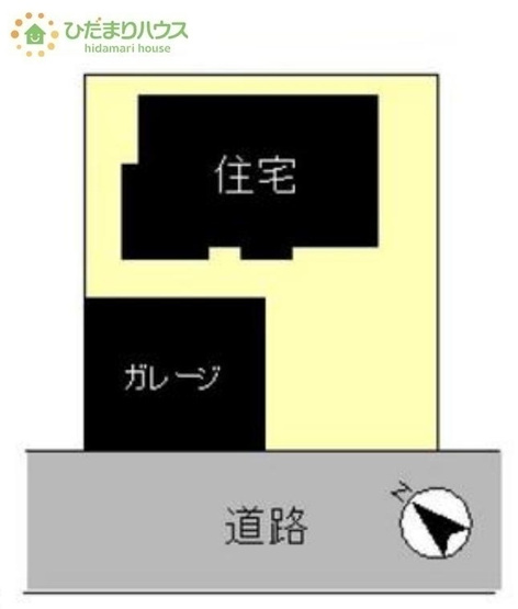 【区画図】 | 土浦市虫掛　中古戸建 | 前面道路幅6ｍ☆車の出入りもラクラクできちゃいます(^^♪