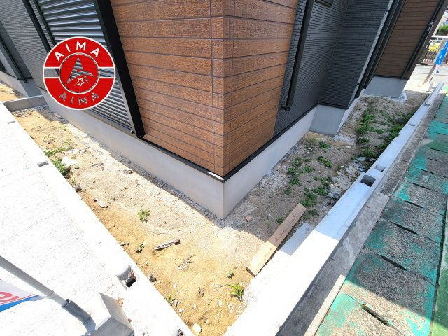 福岡市早良区有田6丁目第1-2棟（1号棟）の庭|お庭で自由な時間を過ごせます。