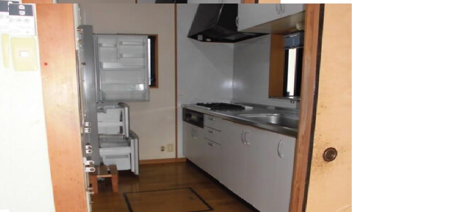 八代市大村町中古戸建のキッチン