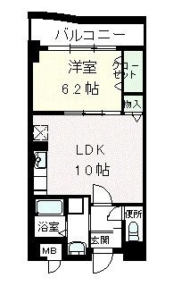 ラポール西大島　イーストの間取り