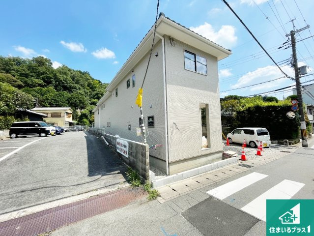 京都市左京区北白川仕伏町　新築一戸建ての外観|現在建築中！落ち着いた街並みで新生活を始めることが出来そう！周辺の物件も併せてご紹介させて頂きます！