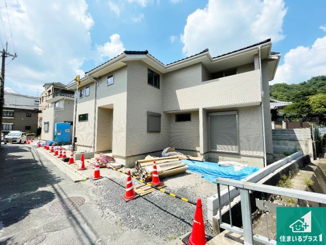 京都市左京区北白川仕伏町　新築一戸建ての外観|現在建築中！落ち着いた街並みで新生活を始めることが出来そう！周辺の物件も併せてご紹介させて頂きます！
