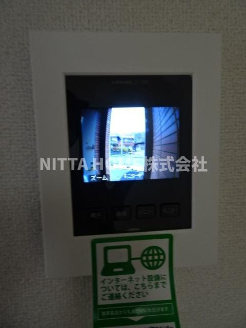 ベル・ヴィオラのセキュリティ|モニタ付きインターホンを完備◎