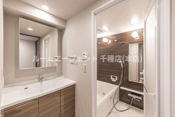 ラフィシア上前津(Rafficia Kamimaezu)の洗面所