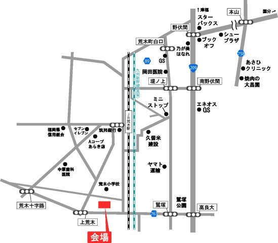 荒木小南３号地の地図