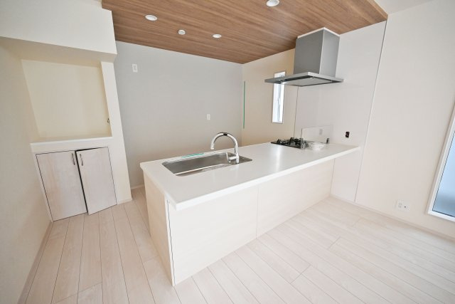 ブルーミングガーデン浜甲子園2丁目新築一戸建て│3LDK+並列駐車2台可の外観|1号棟・2号棟両方の協定通路部分になります。