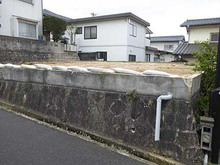安佐北区口田５丁目の前面道路含む現地写真