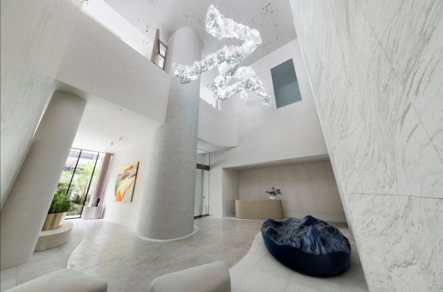 Ｂｒｉｌｌｉａ　Ｔｏｗｅｒ　堂島　大阪市北区の売りタワーマンションの居間・リビング