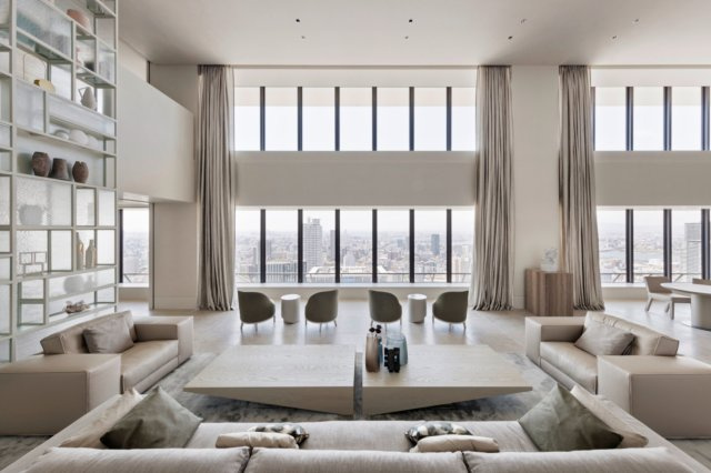 Ｂｒｉｌｌｉａ　Ｔｏｗｅｒ　堂島　大阪市北区の売りタワーマンションの居間・リビング