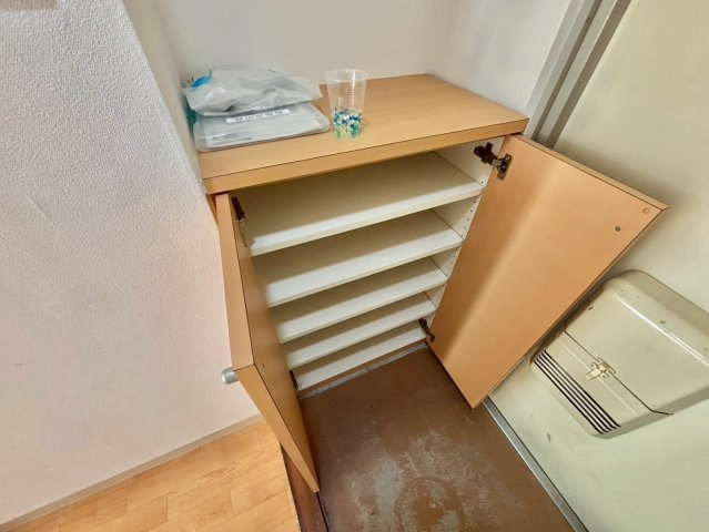 ファーストイン手柄の収納