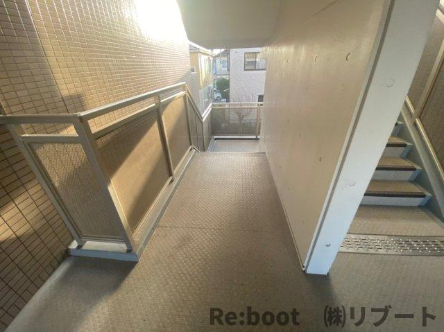 ベルグプレデス船橋のバルコニー