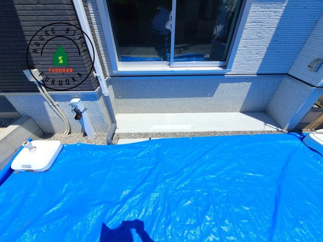 福岡市南区屋形原2丁目第1-4棟（3号棟）の庭|お庭で自由な時間を過ごせます。