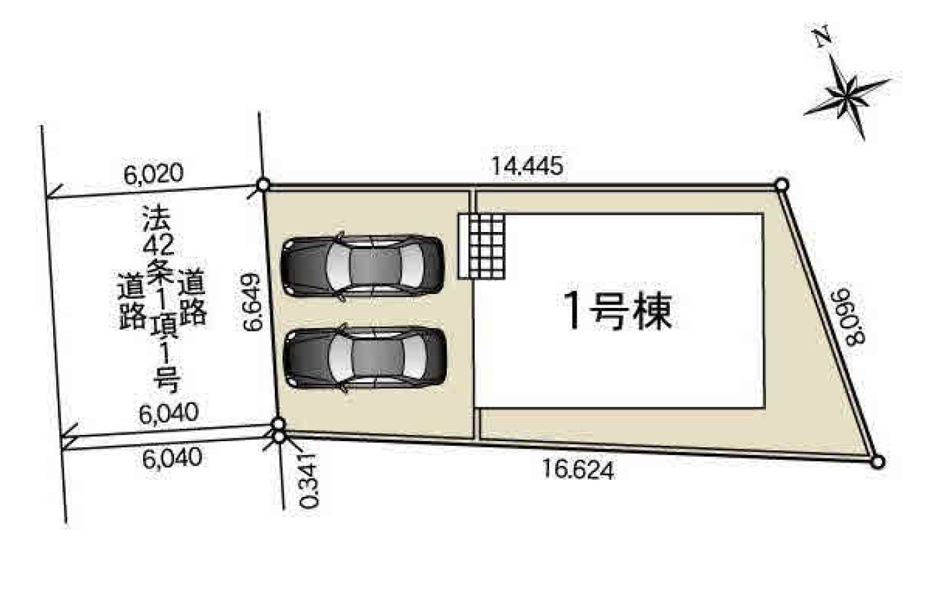 【Cradle garden】宇都宮市江曽島町 第3の区画図