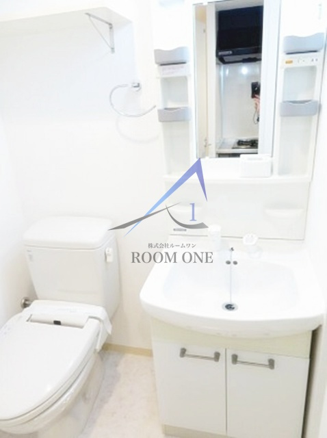 プロスペクト門前仲町の洗面所|洗面台です。