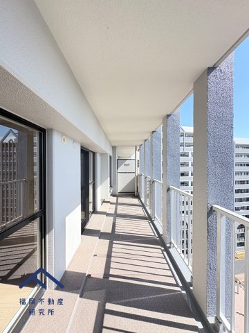 JGMベリテュード箱崎公園セカンドステージのバルコニー