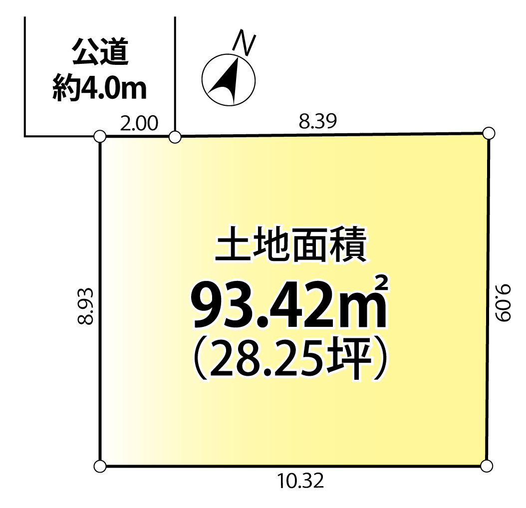 若宮３　戸建の区画図