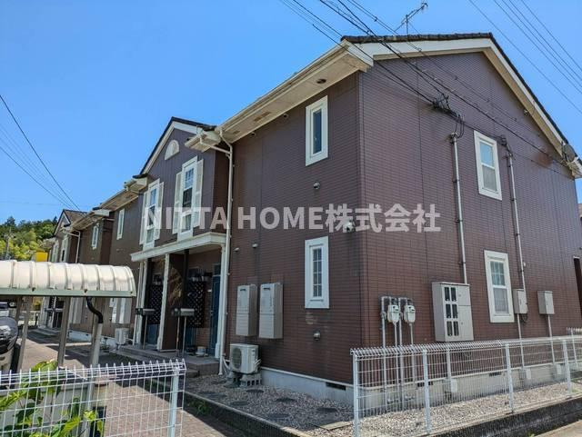 メゾンパルテール１の外観|防犯カメラ完備◎敷金・礼金０円のお部屋です＊