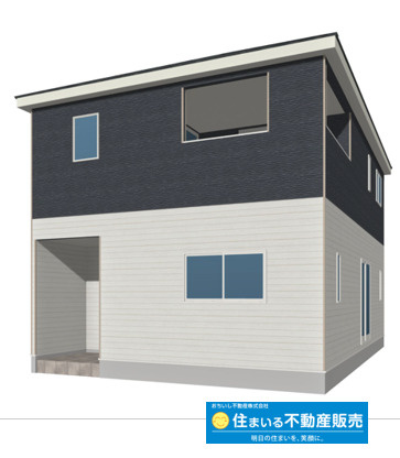 志免町東公園台第１　2号棟の外観パース
