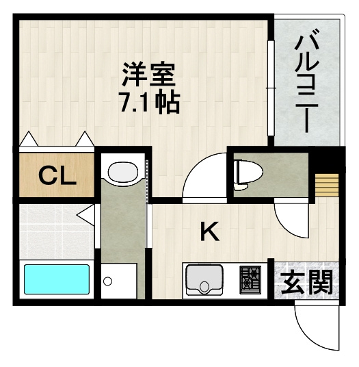 ココングランジュール川西小花の間取り