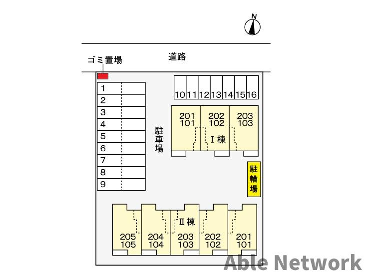 ニコリヴⅠの区画図