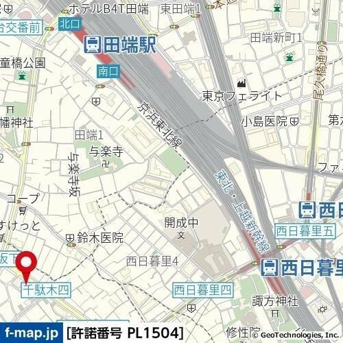 アドリーム千駄木の地図