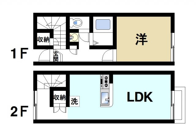 レオネクストサウスウェイヴの間取り
