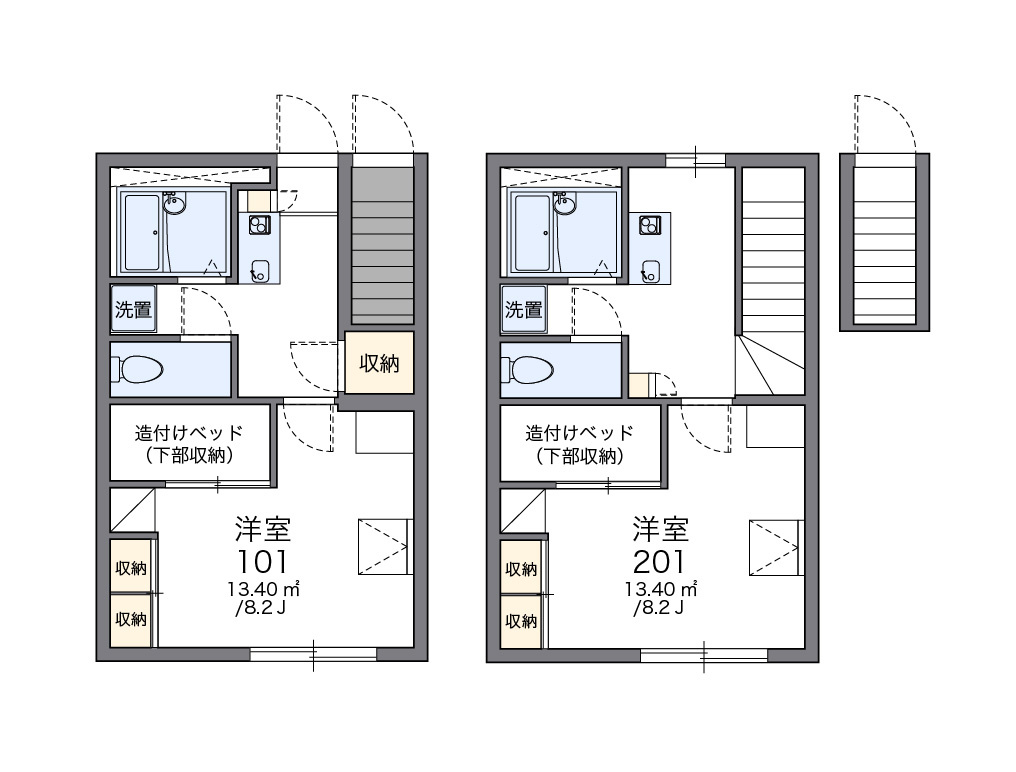 レオパレスprosperiteの間取り|画像2