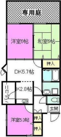 ルートカメリアの間取り