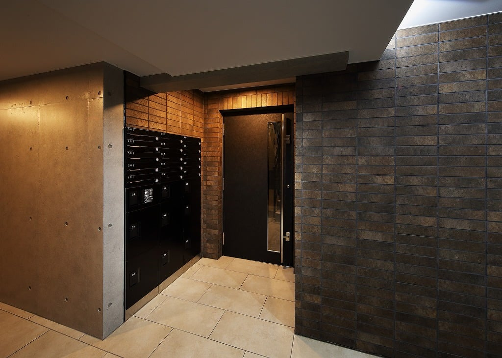 品川区南大井３丁目の賃貸マンションのエントランス