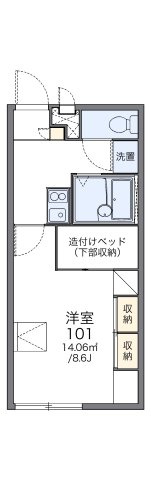 レオパレス笹原の間取り|画像2