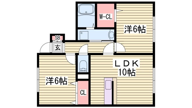 ファミール　Ｄ棟の間取り