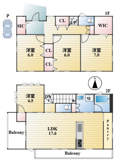 【間取り】 | 福生市武蔵野台二丁目新築戸建