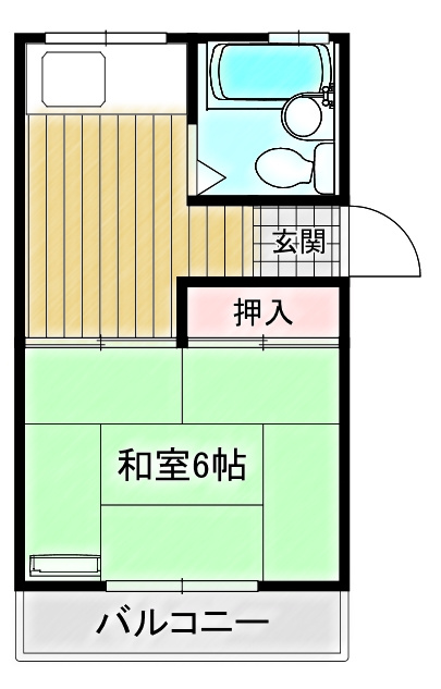 アートハイツⅠの間取り