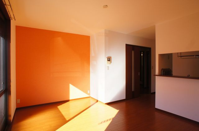 メープルヒルズAの居間・リビング|※写真は別部屋です。