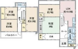 はなの芽貸家の間取り