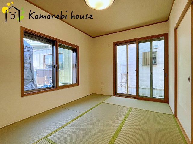 さいたま市北区宮原町　中古戸建の和室|柔らかい畳が心地よい和室