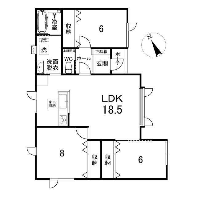 【間取り】の画像